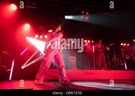 Alessandra performing at Clyde Rooms Edmiston House in Glasgow on the 17th February 2024 Stock Photo