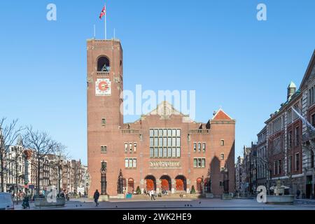Center for exhibitions, conferences and other gatherings; formerly Stock Exchange - Beurs van Berlage in Amsterdam. Stock Photo