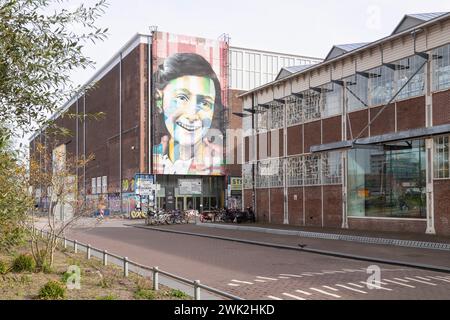 STRAAT - Museum for graffiti and street art, on the former NDSM wharf in Amsterdam. Stock Photo