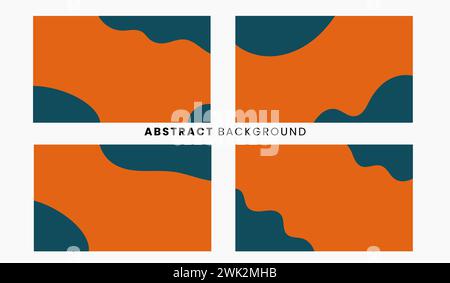 Simple illustration for poster, web, decoration, banner, backdrop, flier, digital, covers, ad, greeting card. Design with liquid and geometric shape Stock Vector