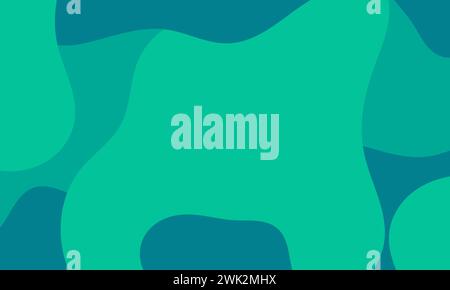 Abstract colorful free form shape geometric background. Fluid wallpaper design illustration. For banners, fliers, poster, digital, decoration Stock Vector