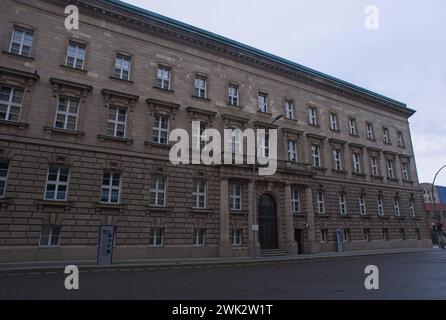 Berlin, Germany - Jan 14, 2024: Reich Ministry for Science, Education and National Education led by Minister Bernhard Rust. Cloudy winter day. Selecti Stock Photo
