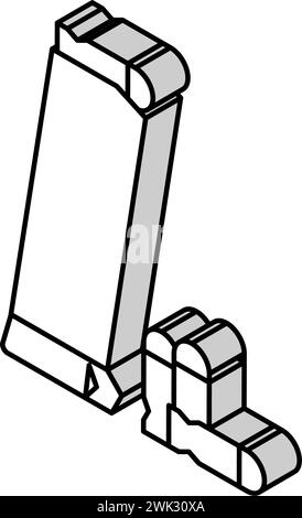 gun magazine isometric icon vector illustration Stock Vector Image ...