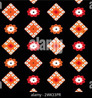 Seamless pattern with clouds in Chinese style Stock Vector