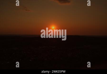 Actual climate change in Europe Stock Photo