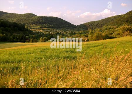 Actual climate change in Europe Stock Photo