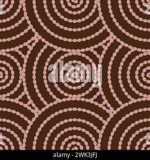 Seamless  background. Decorative geometric pattern with  circles. Seamless pattern can be used for wallpaper pattern, fills web page background ,surfa Stock Photo