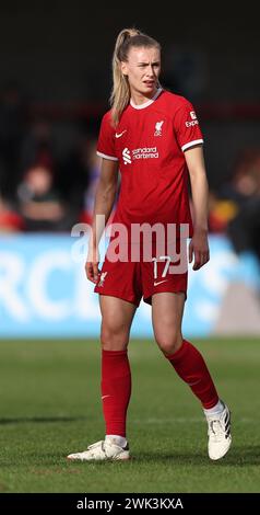 Liverpool's Jenna Clark in action during the Barclays Women's Super ...