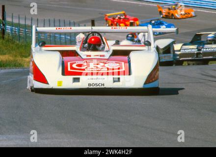 Watkins Glen International. SCCA Can-Am. No. 4. Lola T530 HU7/Chevrolet. Driven by Al Holbert. Stock Photo