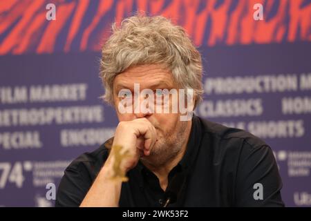 Berlin, Germany, 18th February 2024, at the press conference for the film Dying (Sterben) at the 74th Berlinale International Film Festival. Photo Credit: Doreen Kennedy / Alamy Live News. Stock Photo