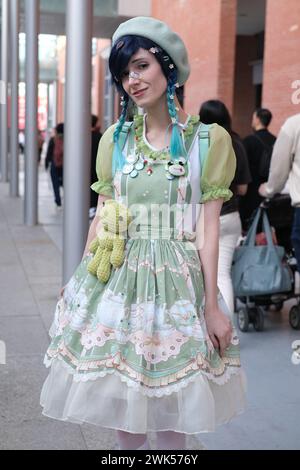 A cosplayer attends the Japan Weekend at Ifema on febrero 2, 2024 in Madrid, Spain Stock Photo