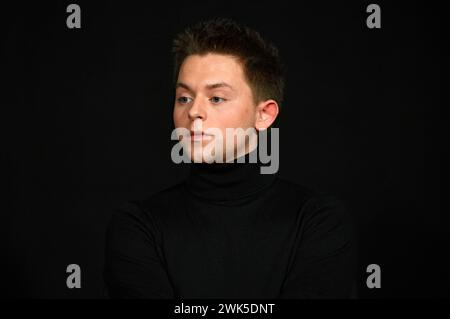 Thibaud Dooms Belgien bei der Präsentation der 27. European Shooting Stars 2024 auf der Berlinale 2024 / 74. Internationale Filmfestspiele Berlin im Mövenpick Hotel. Berlin, 18.02.2024 *** Thibaud Dooms Belgium at the presentation of the 27 European Shooting Stars 2024 at the Berlinale 2024 74 Berlin International Film Festival at the Mövenpick Hotel Berlin, 18 02 2024 Foto:xC.xNiehausx/xFuturexImagex shooting stars 4215 Stock Photo