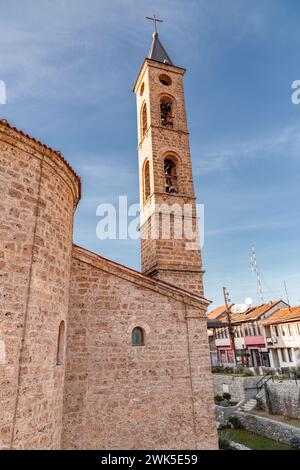Prizren, Kosovo - 6 FEB 2024: The Cathedral of Our Lady of Perpetual Succour is a Roman Catholic cathedral in Prizren, seat of the Albanian Roman Cath Stock Photo
