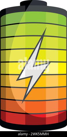 high performance battery charged Stock Vector Image & Art - Alamy