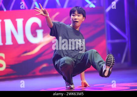 NHK Hall, Tokyo, Japan. 17th Feb, 2024. Koharu kawase/Koharu, FEBRUARY 17, 2024 - Breaking : All Japan Breaking Championships 2024 BGIRL Junior TOP8 at NHK Hall, Tokyo, Japan. Credit: YUTAKA/AFLO SPORT/Alamy Live News Stock Photo