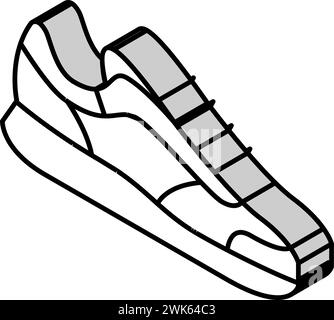 everyday shoe care isometric icon vector illustration Stock Vector