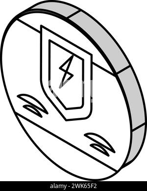 atopic dermatitis skin disease isometric icon vector illustration Stock ...
