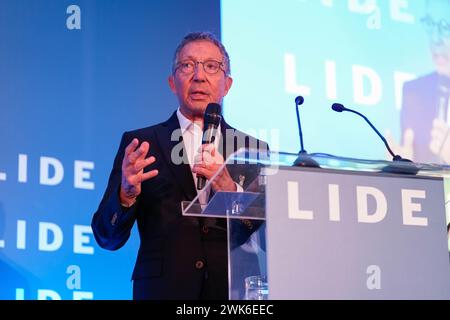 Lisboa, Portugal. 04th Feb, 2023. ***ATTENTION EDITOR FILE PHOTO FROM 02/04/2023 - DEATH-ABÍLIO DINIZ - Businessman Abilio Diniz died this Sunday (18) at the age of 87 in São Paulo. He was the creator of the Pão de Açúcar group and headed one of the largest food companies in the world. in the photo from February 4, 2023, Abilio Diniz, President of the Council of Peninsulo Participações, during the last day LIDE Brazil Conference in Lisbon, Portugal. Credit: Brazil Photo Press/Alamy Live News Stock Photo