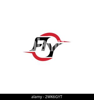AY initial logo cool and stylish concept for esport or gaming logo as your inspirational Stock Vector
