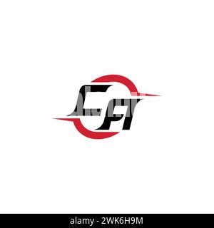 CA initial logo cool and stylish concept for esport or gaming logo as your inspirational Stock Vector
