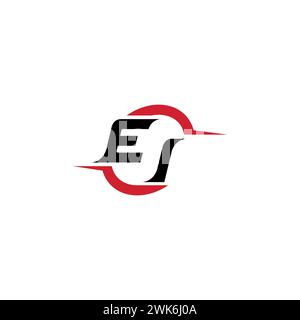 EI initial logo cool and stylish concept for esport or gaming logo as your inspirational Stock Vector