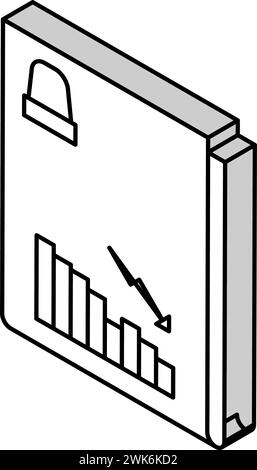 reduction risk isometric icon vector illustration Stock Vector Image ...