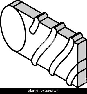 fiberglass reinforcement line icon vector illustration Stock Vector ...