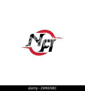 NA initial logo cool and stylish concept for esport or gaming logo as your inspirational Stock Vector