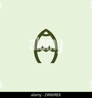 pencil shaped letter A logo. pencil art icon Stock Vector