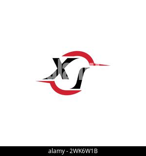XI initial logo cool and stylish concept for esport or gaming logo as your inspirational Stock Vector