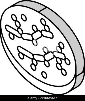 candida fungi albicans isometric icon vector illustration Stock Vector ...