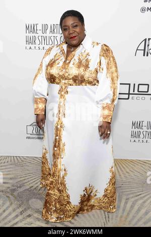 Beverly Hills, USA. 18th Feb, 2024. Lacretta attends the arrivals of the 11th Annual MUAHS Awards at The Beverly Hilton Hotel in Beverly Hills, CA on February 18, 2024. (Photo by Corine Solberg/SipaUSA) Credit: Sipa USA/Alamy Live News Stock Photo