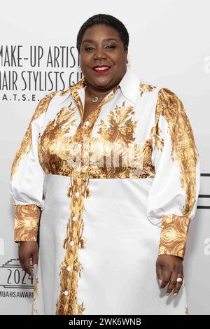 Beverly Hills, USA. 18th Feb, 2024. Lacretta attends the arrivals of the 11th Annual MUAHS Awards at The Beverly Hilton Hotel in Beverly Hills, CA on February 18, 2024. (Photo by Corine Solberg/SipaUSA) Credit: Sipa USA/Alamy Live News Stock Photo