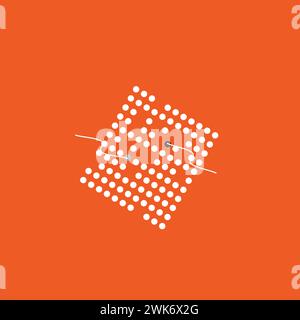 line pattern in white background, line art, vector art Stock Vector