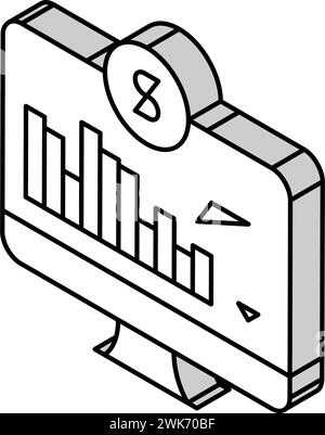 minimum transaction account line icon, outline symbol, vector ...