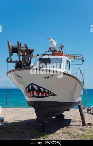 Painted aluminum boat hi-res stock photography and images - Alamy