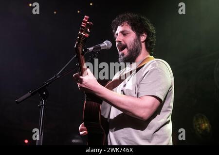 El Kanka performing at La Paloma, Barcelona 15 Feb. 2024. Photographer: Ale Espaliat Stock Photo