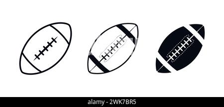 American Football popular sport icon vector Stock Vector