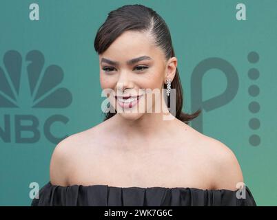 Los Angeles, USA. 18th Feb, 2024. Antonia Gentry walking on the red carpet at the People's Choice Awards held at the The Barker Hangar in Santa Monica, CA on Sunday, ?February 18, 2024. (Photo By Sthanlee B. Mirador/Sipa USA) Credit: Sipa USA/Alamy Live News Stock Photo