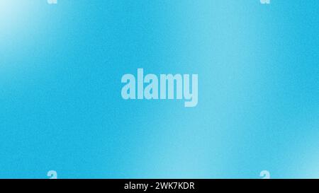 Blue and white gradient with grainy texture background. Stock Photo
