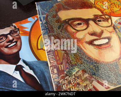 Music Exhibition - Buddy Holly; Music and Covers Stock Photo