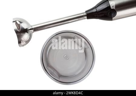 Hand blender isolated on white background Stock Photo