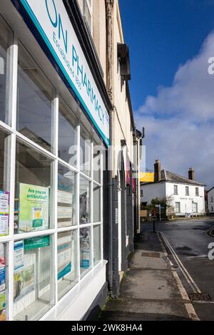 Moretonhampstead is a market town.A parish in Devon, situated on the north-eastern edge of Dartmoor, within the Dartmoor National Park Stock Photo