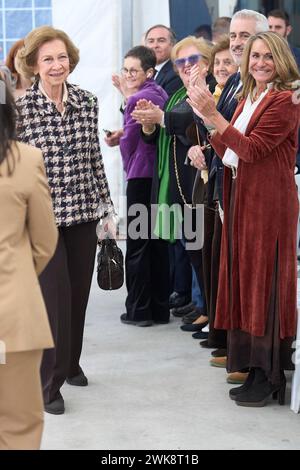 Alcorcon, Madrid, Spain. 19th Feb, 2024. The former Queen Sofia attends Opening and visit to the new dialysis centre 'Los Llanos III' of the Fundacion Renal Ãnigo Alvarez de Toledo and presentation of the platform 'Salud Renal Siempre' at Los Llanos III Center on February 19, 2024 in Alcorcon, Spain (Credit Image: © Jack Abuin/ZUMA Press Wire) EDITORIAL USAGE ONLY! Not for Commercial USAGE! Stock Photo