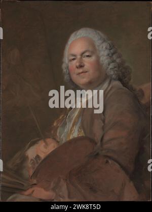 Jean Marc Nattier (1685–1766) Louis Tocqué ca. 1740 Stock Photo