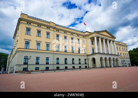 Royal Palace in Oslo, Norway Stock Photo