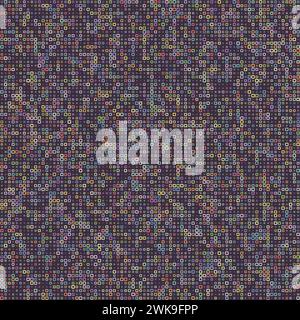 Abstract pattern. Rounded square frames in multiple colors. Muted purple, grayish brown, mauve, purplish gray, muted green. Stock Vector