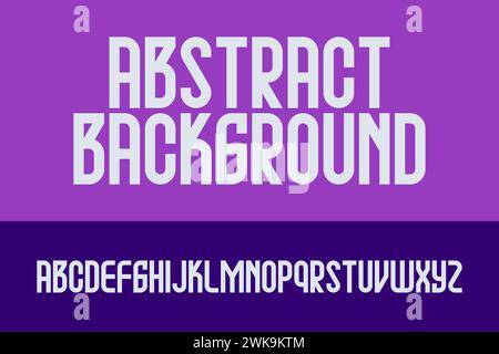Design Abstract Background Typeface Alphabet Typography Font Letter Text Stock Vector
