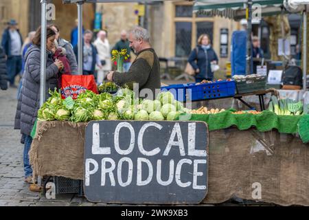 Local Produce in Wells Stock Photo