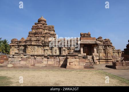 Mallikarjuna Temple, Pattadakal Temples, Badami, Karnataka, India Stock Photo